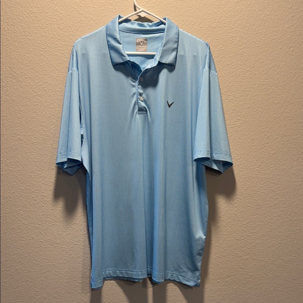 Callaway Opti•Dri Sky Blue Polo Shirt